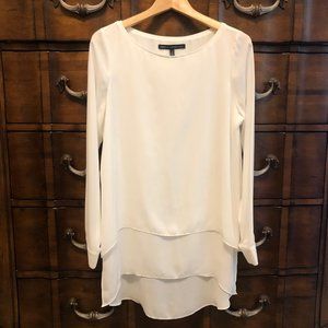 White House Black Market white shirt